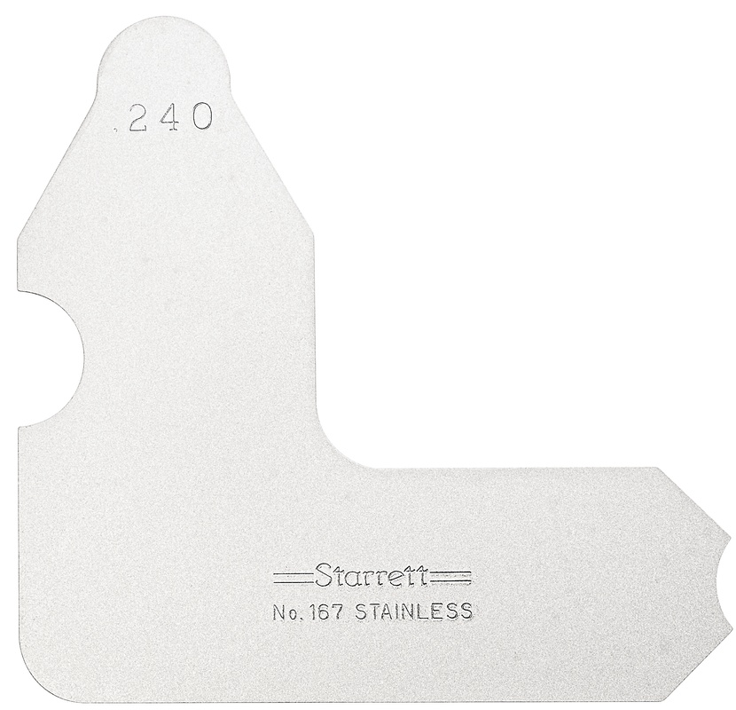 Picture of Starrett 167-240 Radius Gage, .240"