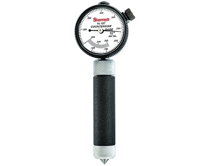 Picture of Starrett 687-2Z Countersink Gage, .160-.360