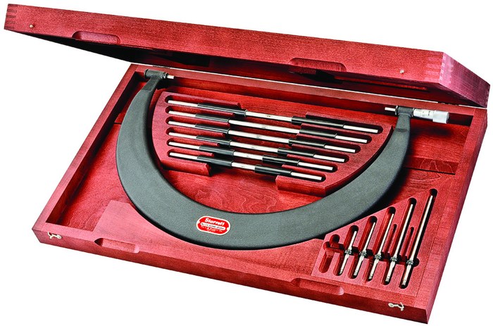 Picture of Starrett 724Mlz-450 Outside Micrometer, Tube, 300-450mm