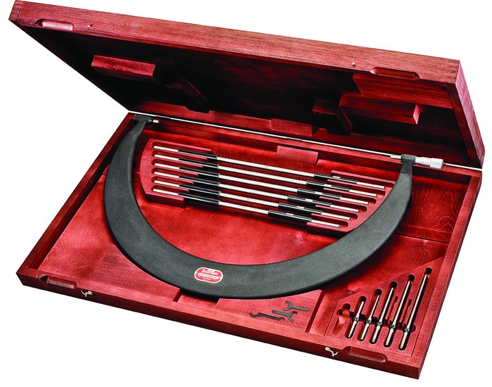 Picture of Starrett 724Mlz-600 Outside Micrometer, Tube, 450-600mm