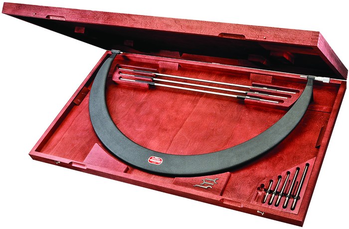 Picture of Starrett 724Mlz-900 Outside Micrometer, Tube, 750-900mm