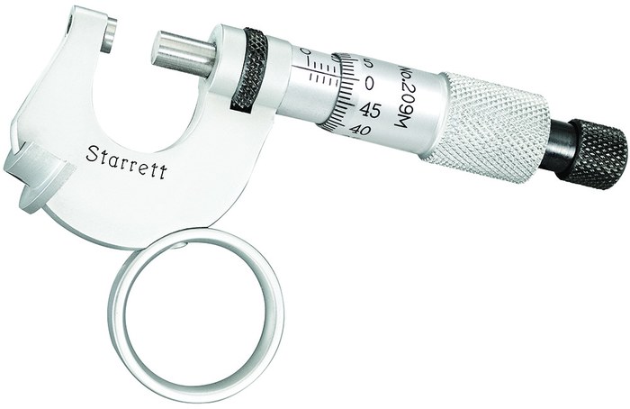 Picture of Starrett 209Mrl Micrometer, Can Curl