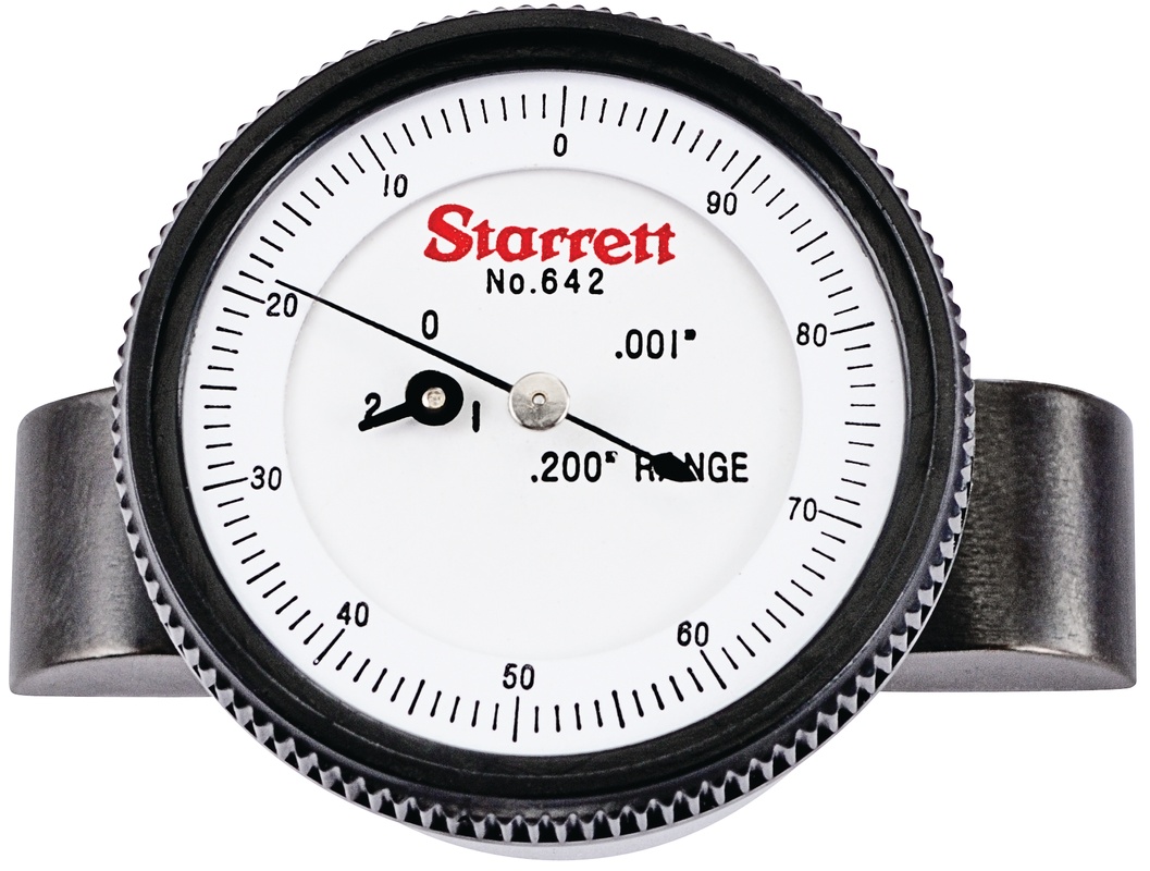 Picture of Starrett 642Z Dial Depth Gage With Back Plunger, .001"