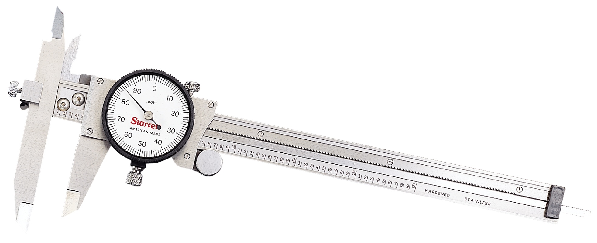 Picture of Starrett 120JZ-6 Dial Caliper, 0-6", Offset Jaw