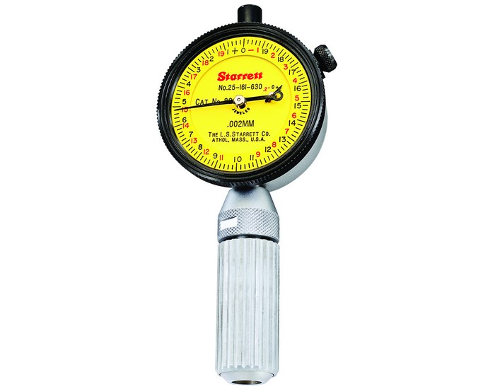 Picture of Starrett 82Mc1 Head Only, Dial Indicator 25-161-630J With Body, 2 Wrenches.