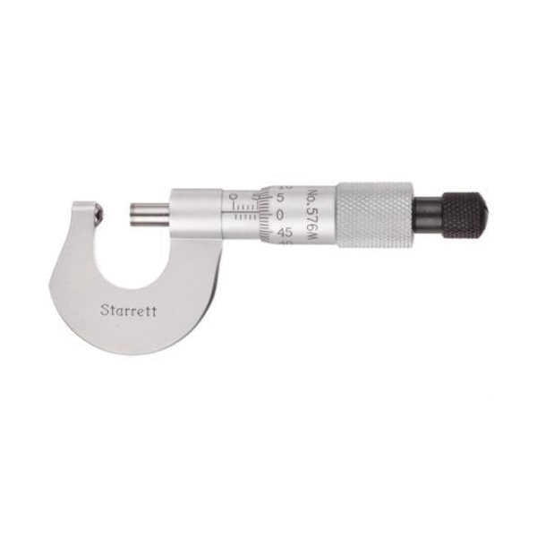 Picture of Starrett 576Mxr Micrometer Anvil Outside Micrometer With Rounded Anvil