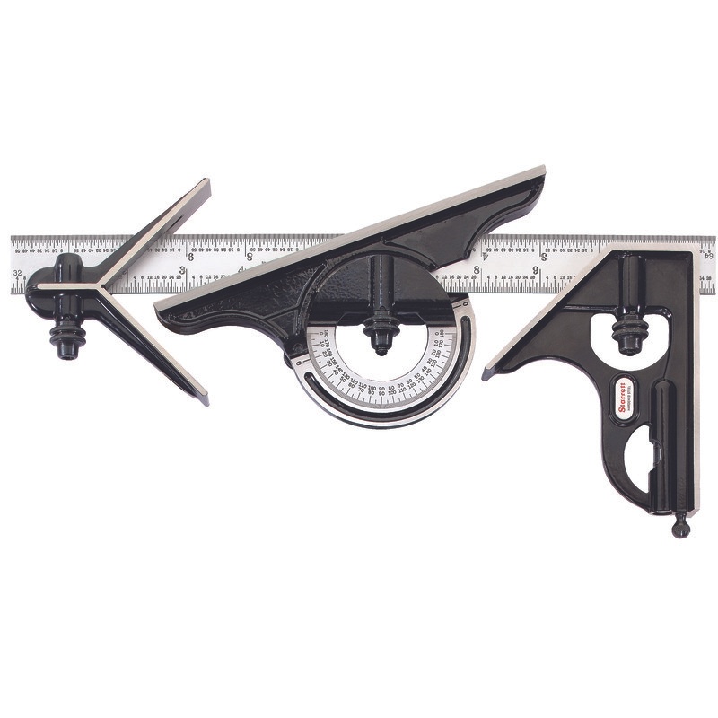 Picture of Starrett C434-12-4RW/SLC Combination Set With Standard Letter Of Certification, 12", 4R Grads