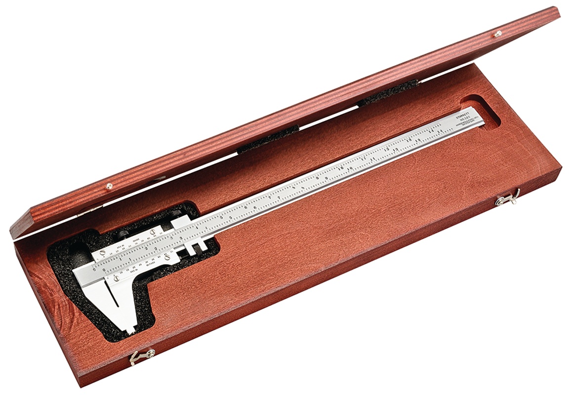 Picture of Starrett 123Z-12 W/SLC Vernier Caliper 0-12", With Standard Letter Of Certification, .001" GRAD