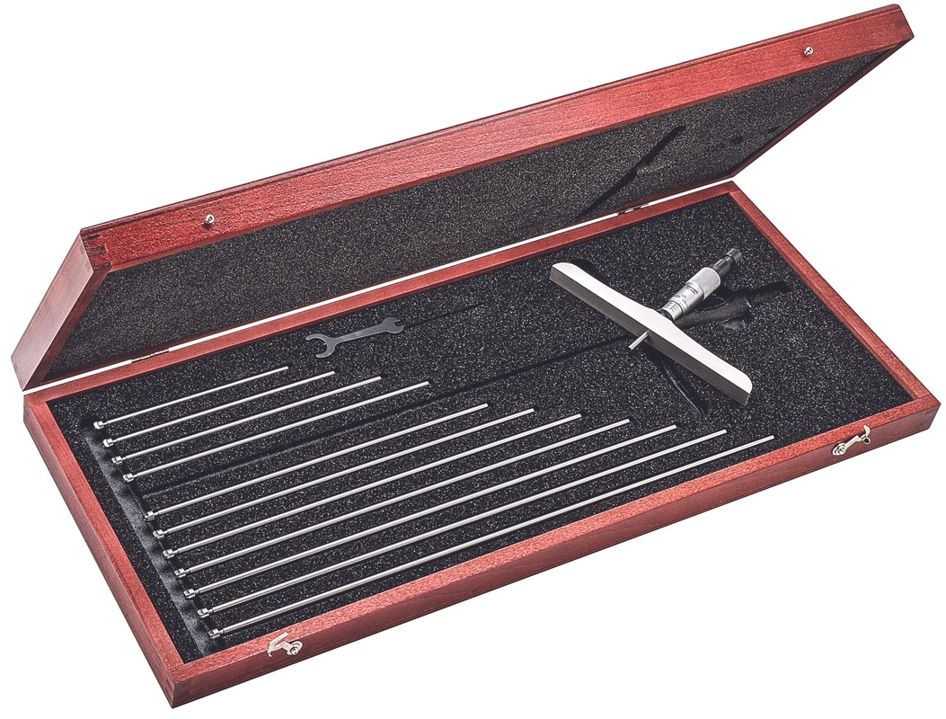 Picture of Starrett 445Dz-12Rl Micrometer Depth Gage 0-12", 6" Base 049659671193