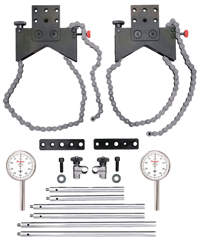 Picture of Starrett S668Cz Shaft Alignment Clamp Set, With 196B5 Indicators & Extension Plates
