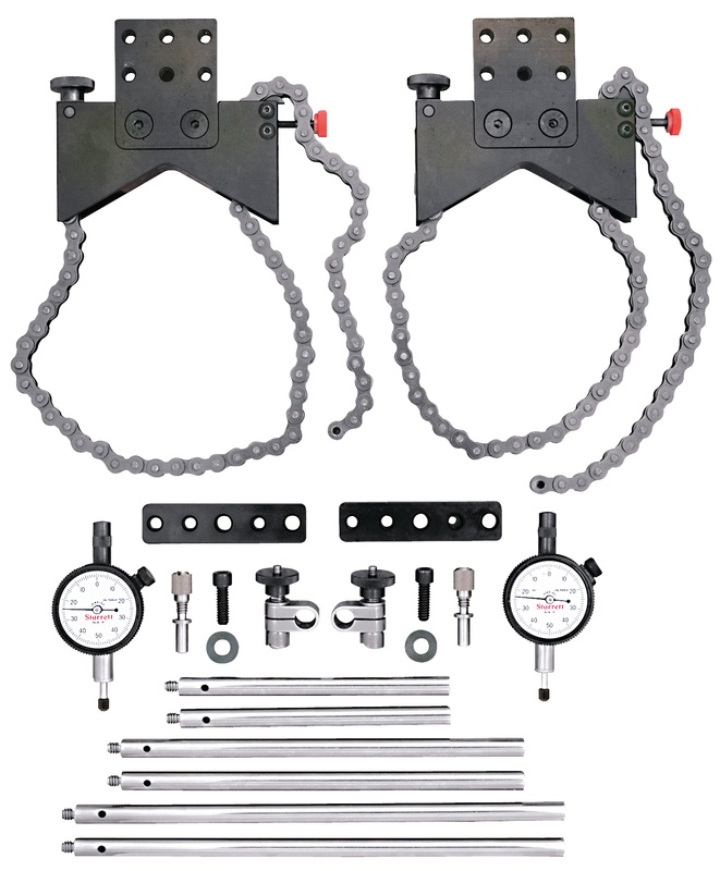 Picture of Starrett S668Dz Shaft Alignment Clamp Set, With 81-141J Indicators & Extension Plates