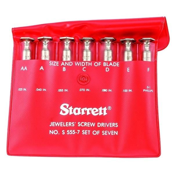 Picture of Starrett S551Z-7 Set Of 7 Screwdrivers With Case