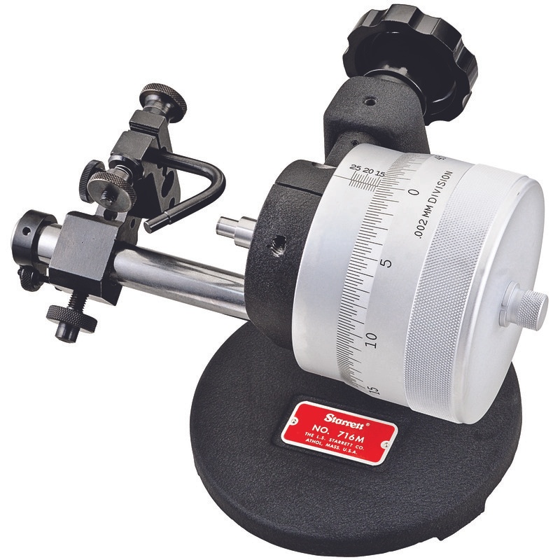 Picture of Starrett 716Mx Dial Indicator Tester, Carbide, 0-25mm