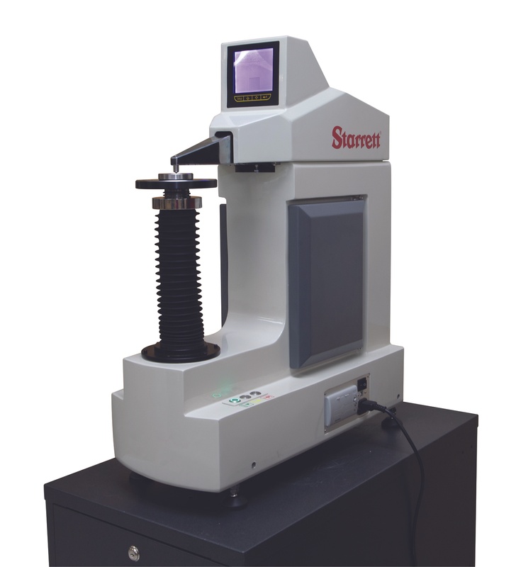 Picture of Starrett 3824 Digital Twin Rockwell - Superficial Rockwell Hardness Tester with Dolphin Nose, Touchscreen, Load Cell, Auto Z Axis