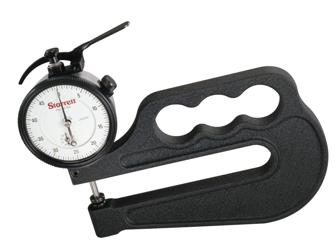 Picture of Starrett 1015A-4 Dial Thickness Gage, 0-1/2", 4" Throat