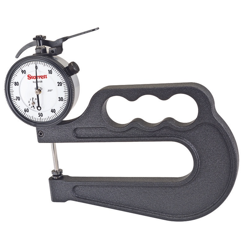 Picture of Starrett 1015B-4 Dial Thickness Gage, 0-1", 4" Throat