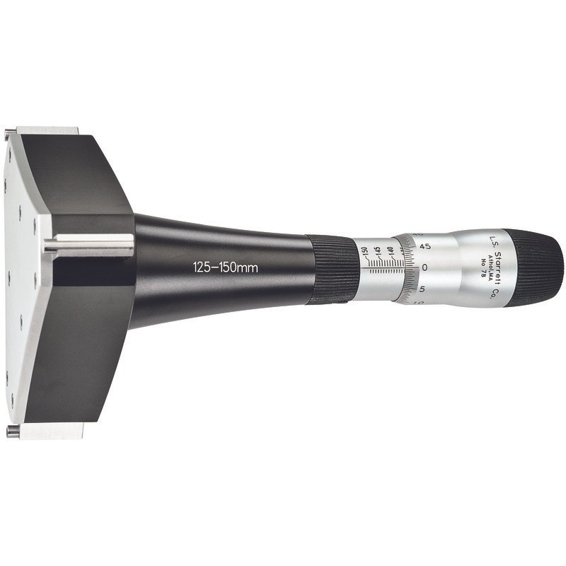 Picture of Starrett 78Mxtz-150 Inside Bore Gage Micrometer, 125-150mm, 0.005mm, 0.006mm