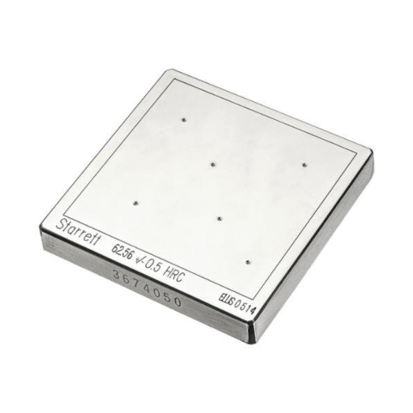 Picture of Starrett PT05100 Rockwell Test Block, RF100 Rockwell F Scale, Serialized, with Certificate