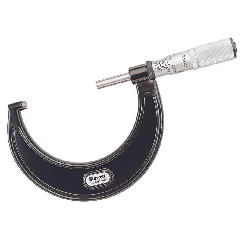 Picture of Starrett T436.1Xfl-3 Outside Micrometer, 2-3", .0001" Grads
