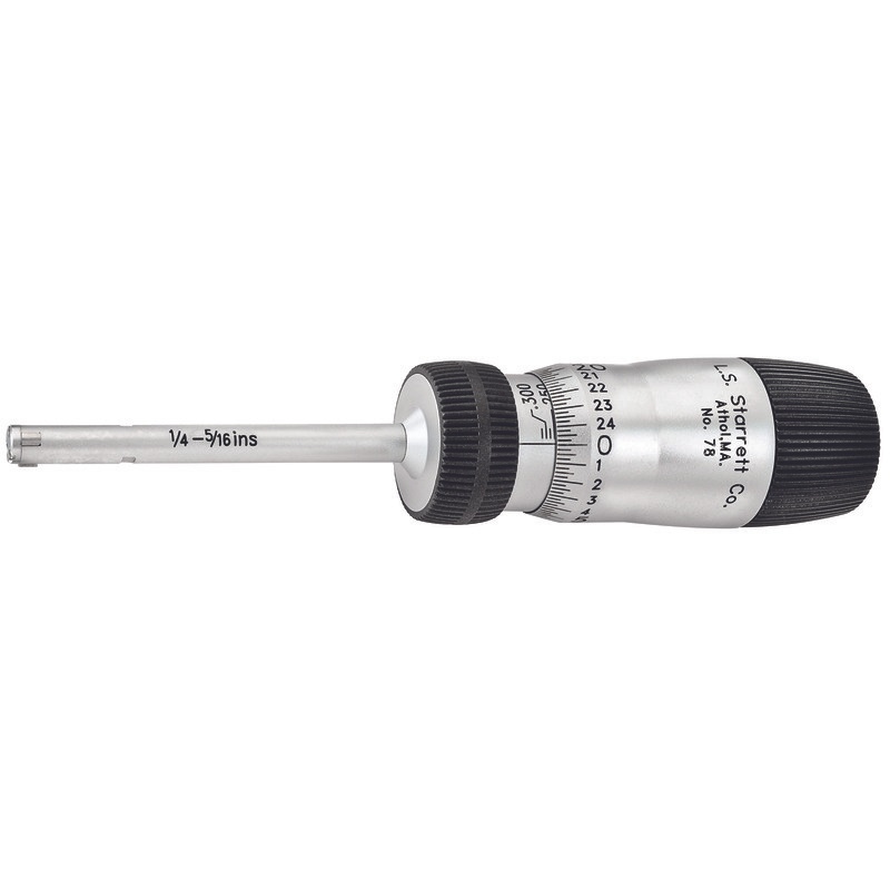 Picture of Starrett 78Xtz-312 Inside Bore Gage Micrometer, 1/4-5/16", .00025"