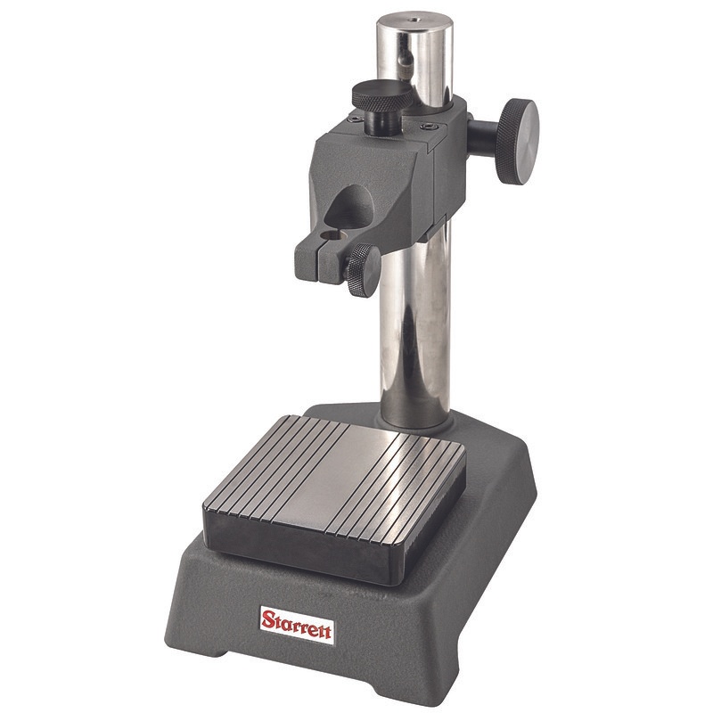 Picture of Starrett 3673 Indicator Stand W/ Square Anvil, 3/8" Stem Hole, 8mm Bushing