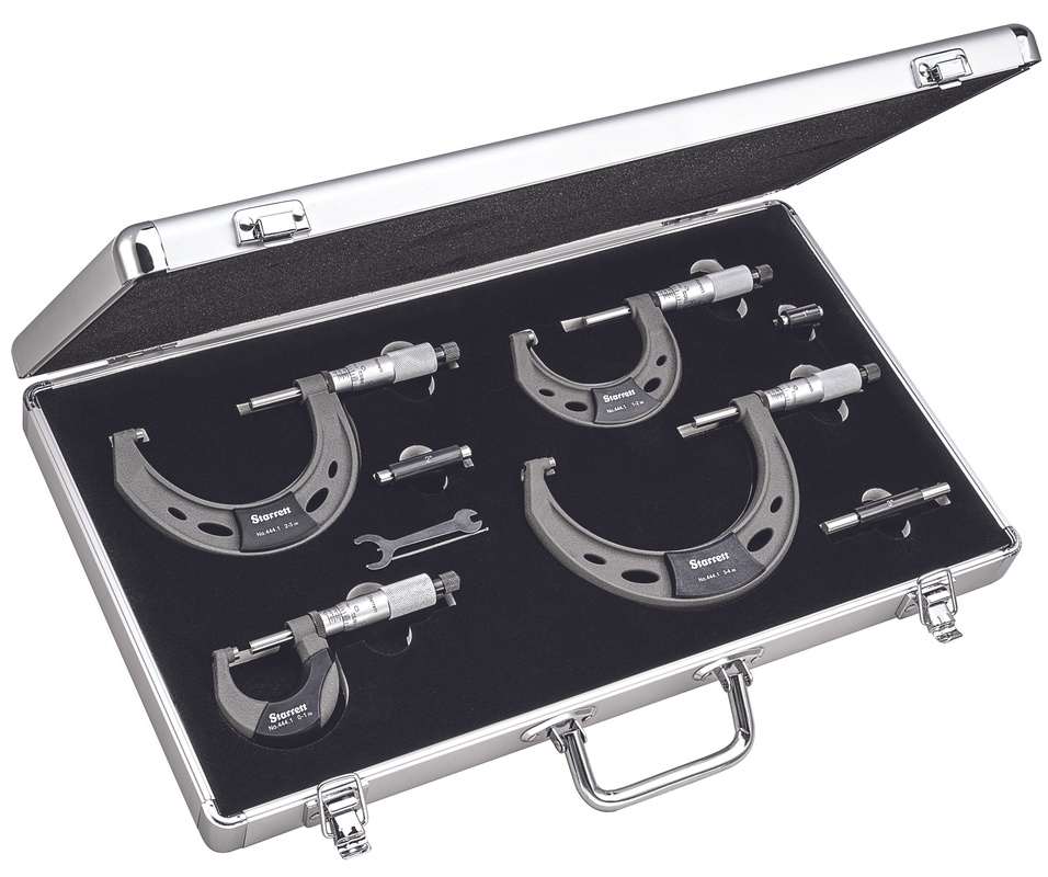 Picture of Starrett St444.1Bxrlz Micrometer Set - 0-4"