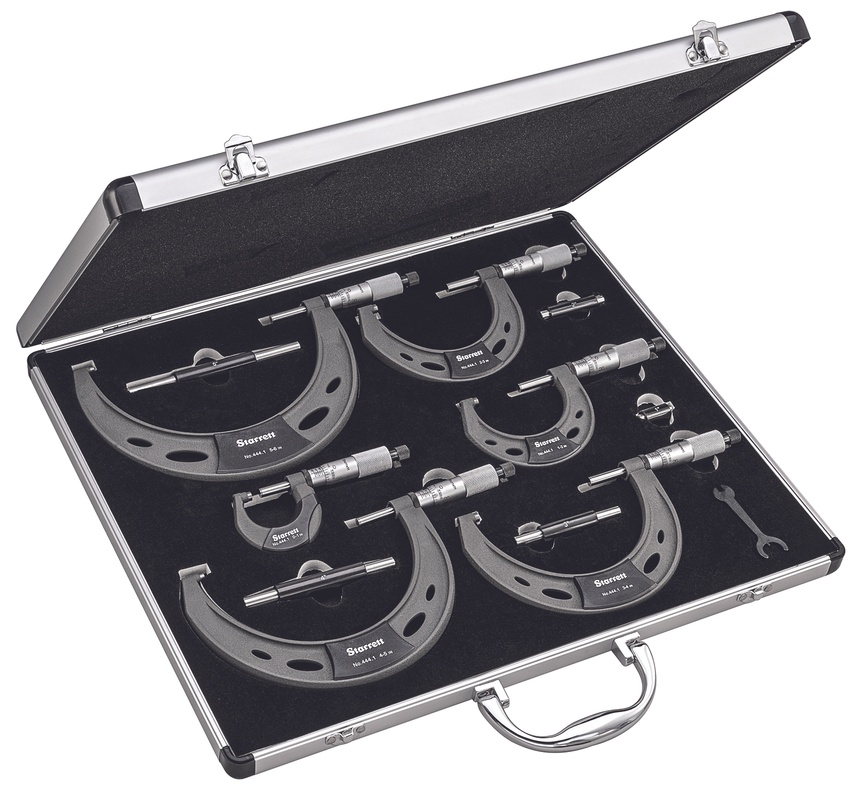 Picture of Starrett St444.1Cxrlz Micrometer Set - 0-6"