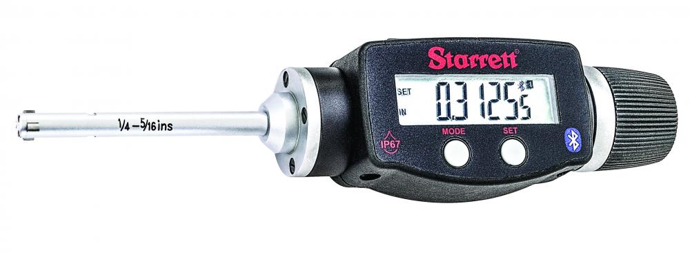 Picture of Starrett 770Bxtz-160 Electronic Digital Internal Micrometer With Bluetooth, Spc Output, 1/4-5/16" Range, .00005" Res.