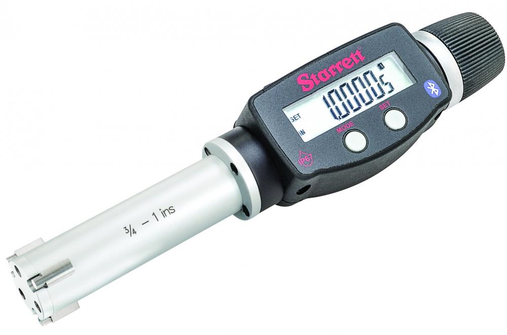 Picture of Starrett 770Bxtz-750 Electronic Digital Internal Micrometer With Bluetooth, Spc Output, 3/4 - 1" Range, .00005" Res.