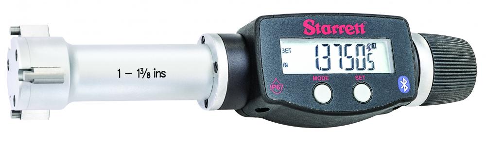 Picture of Starrett 770Bxtz-1 Electronic Digital Internal Micrometer With Bluetooth, Spc Output, 1- 1-3/8" Range, .00005" Res.