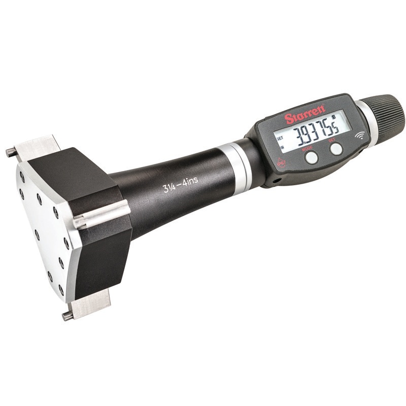 Picture of Starrett 770Bxtz-314 Electronic Digital Internal Micrometer With Bluetooth, Spc Output, 3-1/4 -4" Range, .00005" Res.