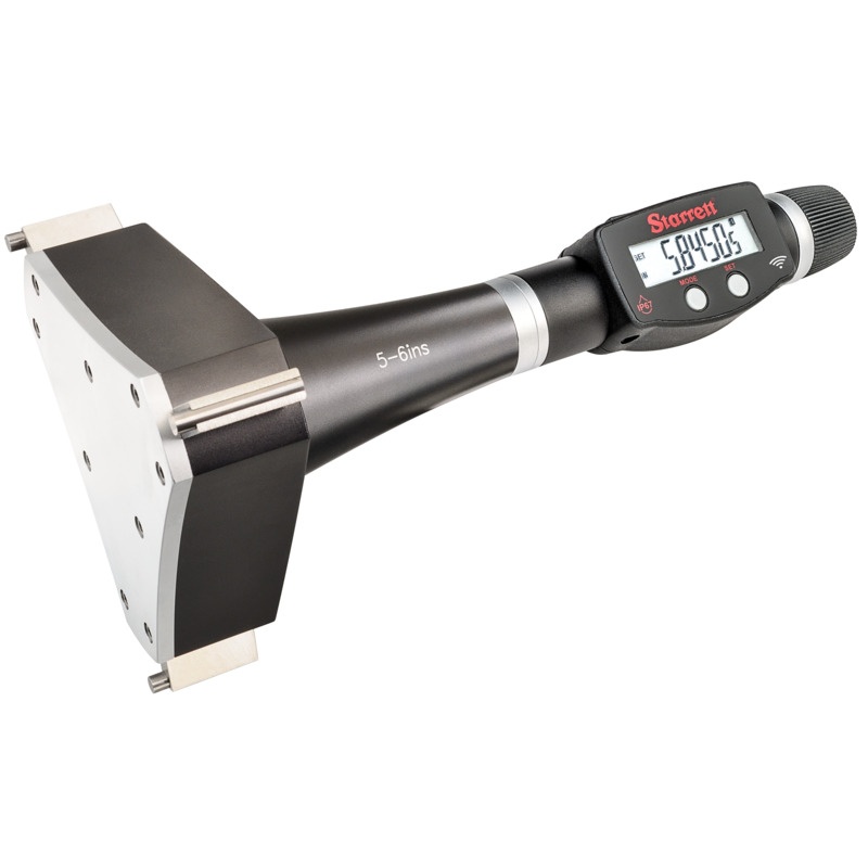 Picture of Starrett 770Bxtz-5 Electronic Digital Internal Micrometer With Bluetooth, Spc Output, 5-6" Range, .00005" Res.