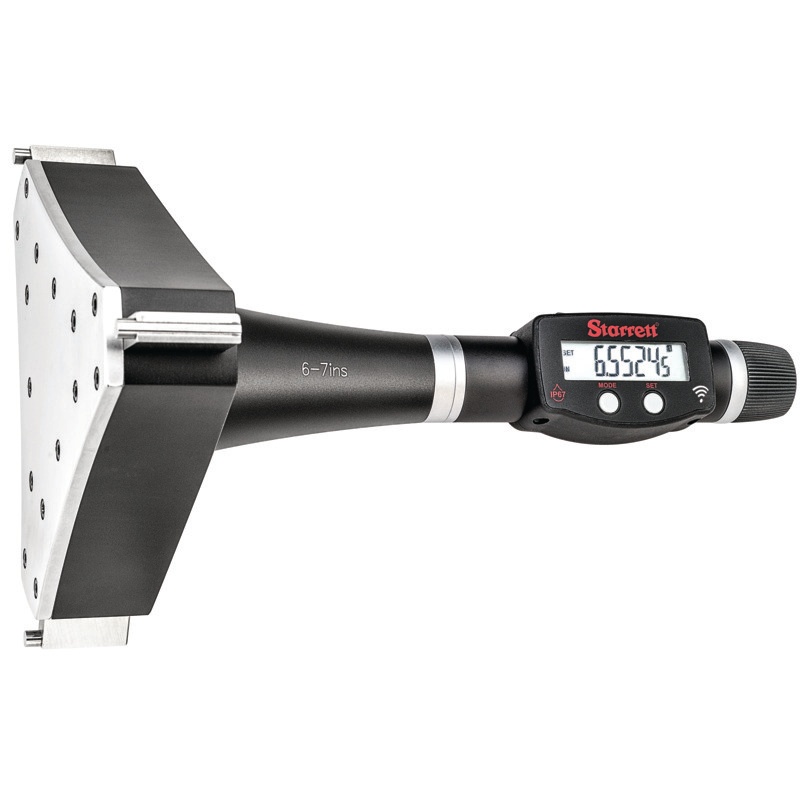 Picture of Starrett 770Bxtz-6 Electronic Digital Internal Micrometer With Bluetooth, Spc Output, 6-7" Range, .00005" Res.
