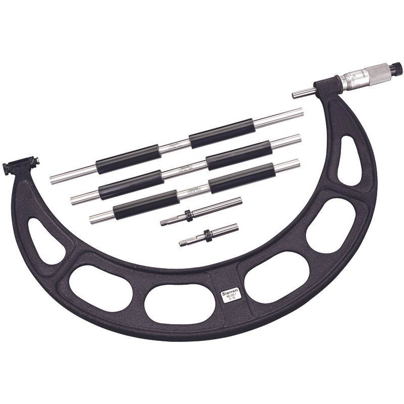 Picture of Starrett 224.1Crlz Micrometer Anvil Interchangeable Anvil Micrometer 9-12" W Case