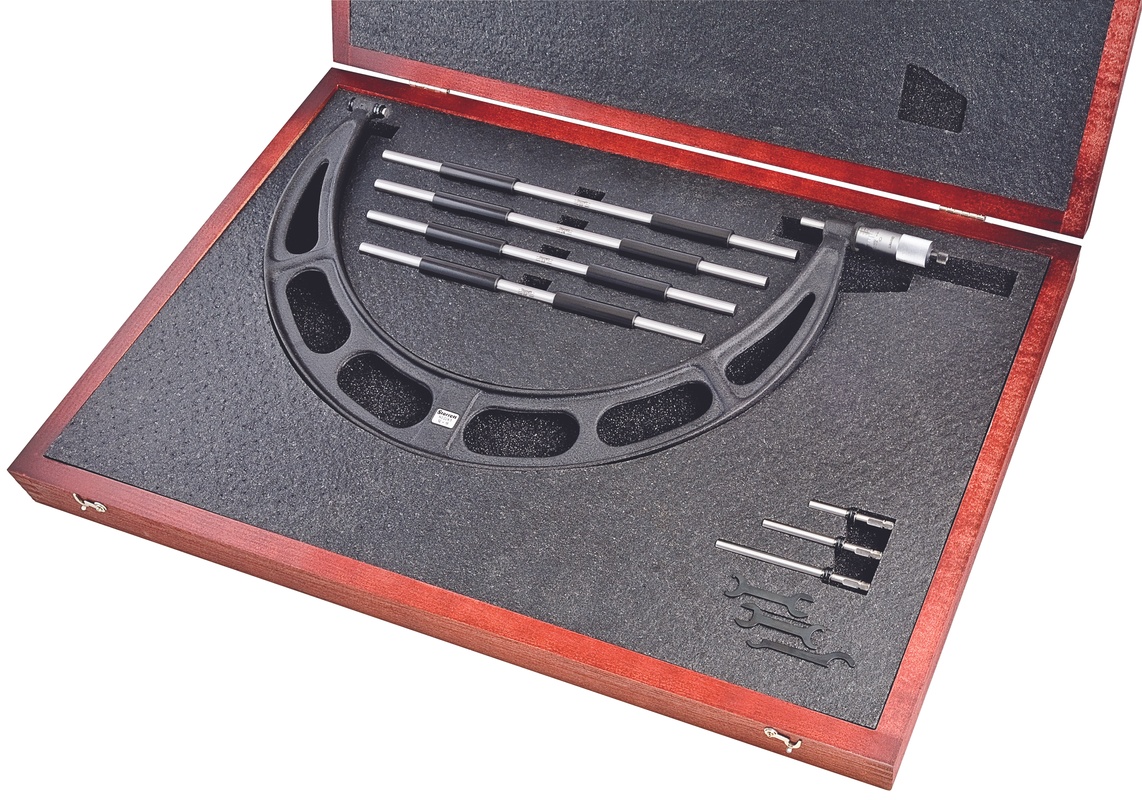 Picture of Starrett 224.1Drlz Micrometer Anvil Interchangeable Anvil Micrometer 12-16" W Case