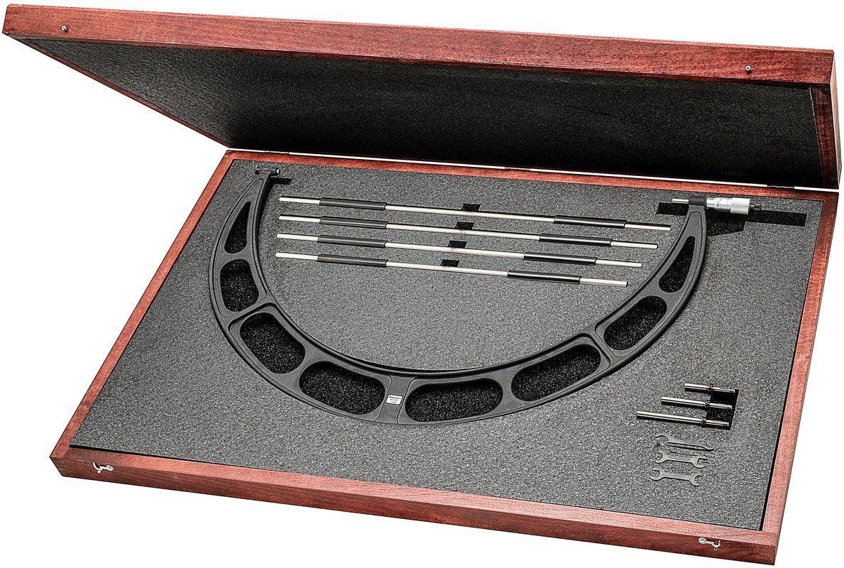 Picture of Starrett 224.1Jrlz Micrometer Anvil Interchangeable Anvil Micrometer 20-24" W Case
