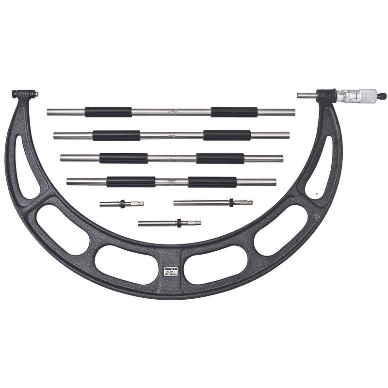 Picture of Starrett 224.1Mdrlz Micrometer Anvil Interchangeable Anvil Micrometer 300-400mm W Case