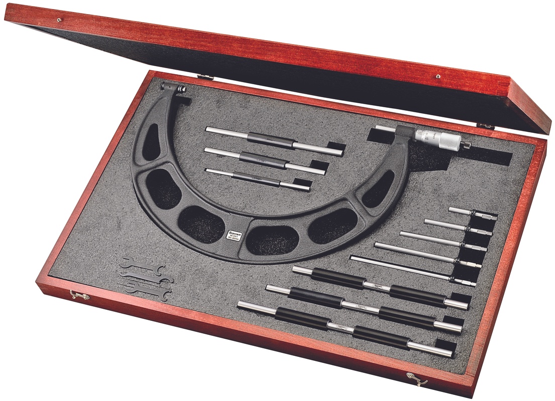 Picture of Starrett 224.1Mgrlz Micrometer Anvil Interchangeable Anvil Micrometer 150-300mm W Case