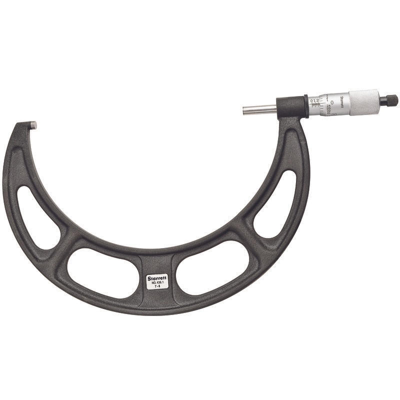 Picture of Starrett 436.1Xrl-8 Outside Micrometer, 7-8", .001" Grads