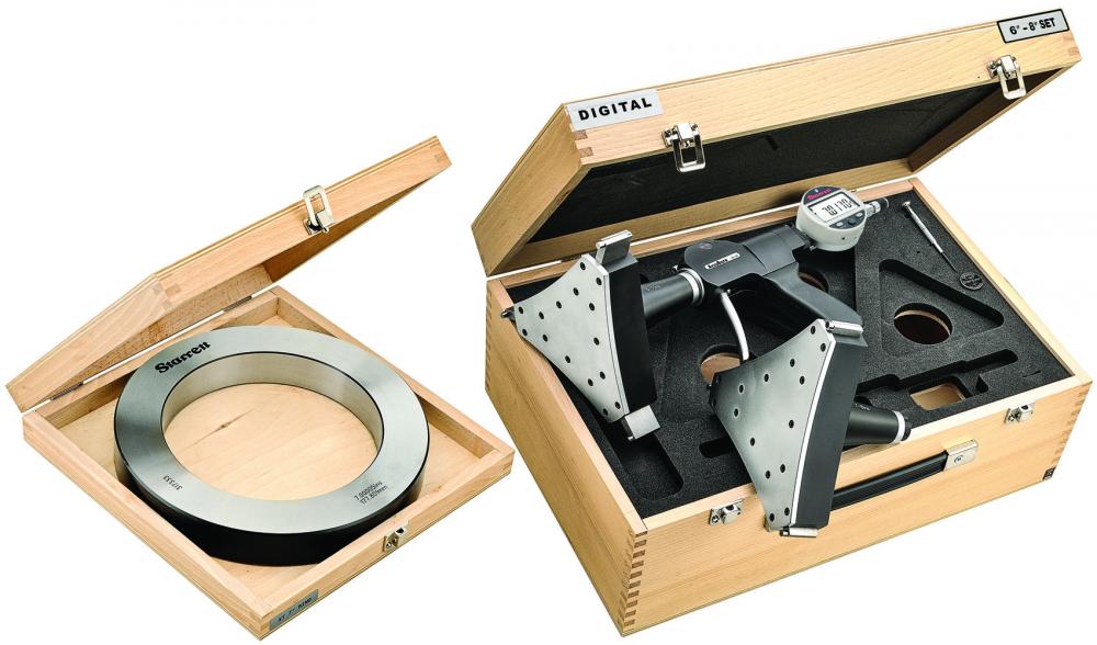 Picture of AccuBore Electronic Bore Gage Set, 3-Point Contact (6-8" (150-200mm) Range) and built-in Bluetooth