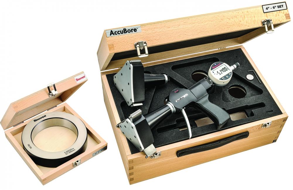 Picture of AccuBore Electronic Bore Gage Set, 3-Point Contact (4-6" (100-150mm) Range) and built-in Bluetooth