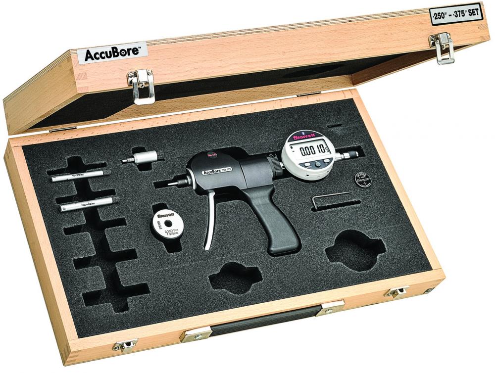 Picture of AccuBore Electronic Bore Gage Set, 3-Point Contact (1/4-3/8" (6-10mm) Range) and built-in Bluetooth
