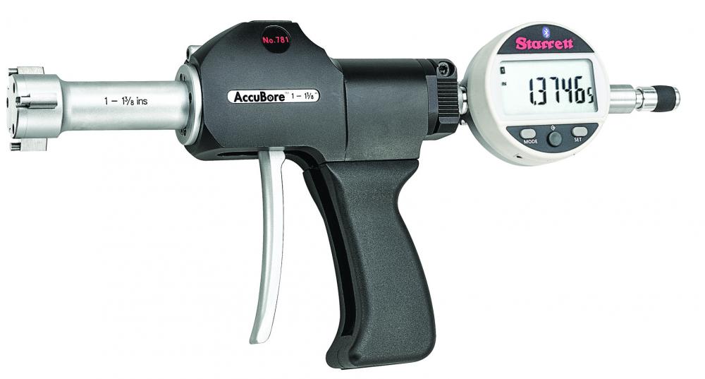 Picture of AccuBore Electronic Bore Gage with Bluetooth, SPC Output, 1- 1-3/8" Range, .00005" Res.