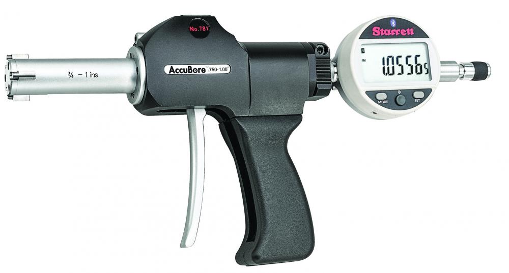 Picture of AccuBore Electronic Bore Gage with Bluetooth, SPC Output, 3/4 - 1" Range, .00005" Res.