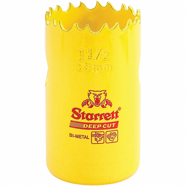 Picture of Starrett Lss00487 1-1/2 38mm HSS Fast Cut Hole Saw