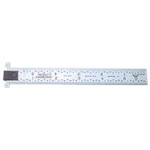 Picture of Starrett 402-H06 6In Rule 4R Grad 3/4 Width Hook Rule