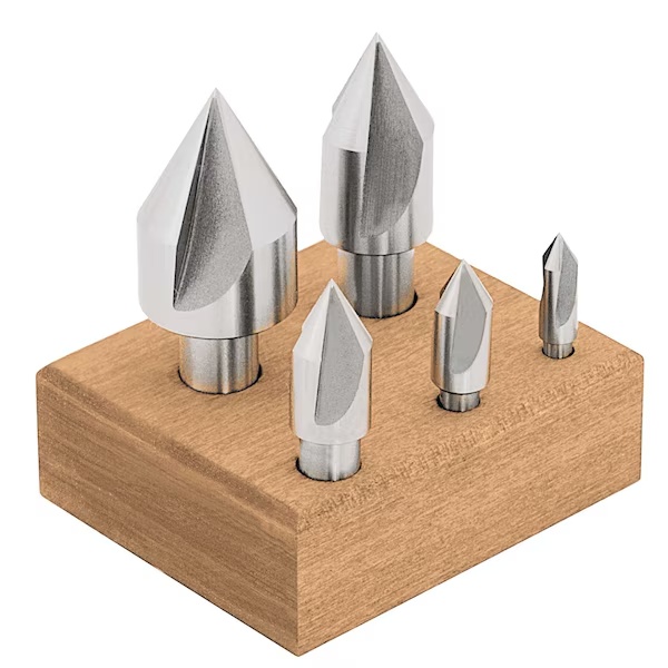 Picture of STM 120862 5Pc 100º Se Flute HSS Countersink Set