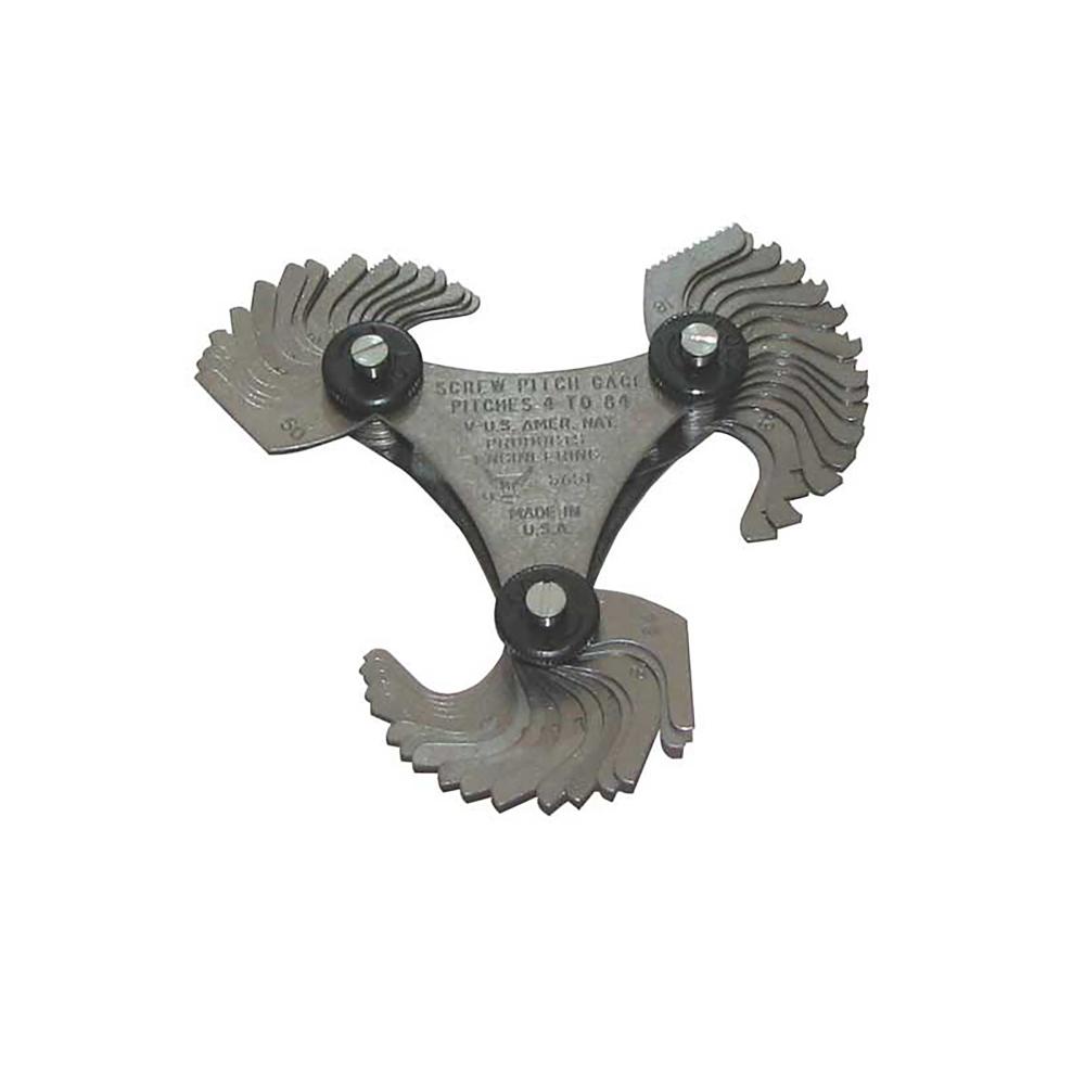 Picture of STM 225330 18 Leaf 0.5-7.00mm Screw Pitch Gauge