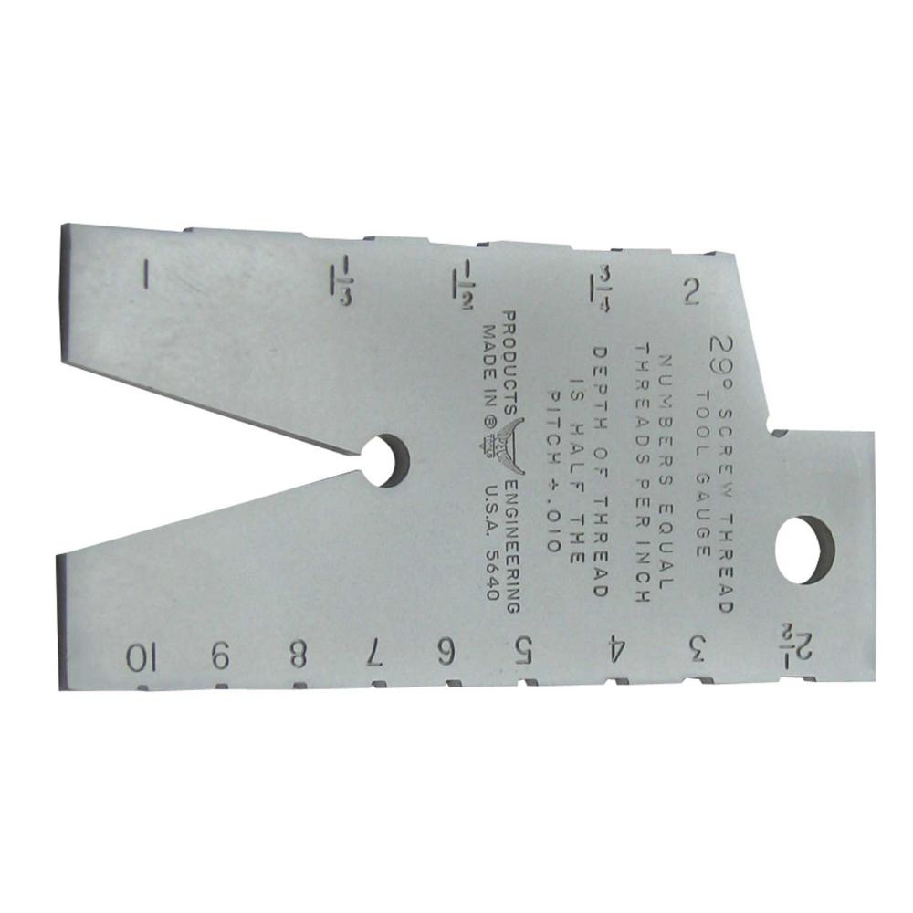 Picture of STM 1-10 Tpi 29º Acme Thread Gauge Thread Gauge Screw Pitch