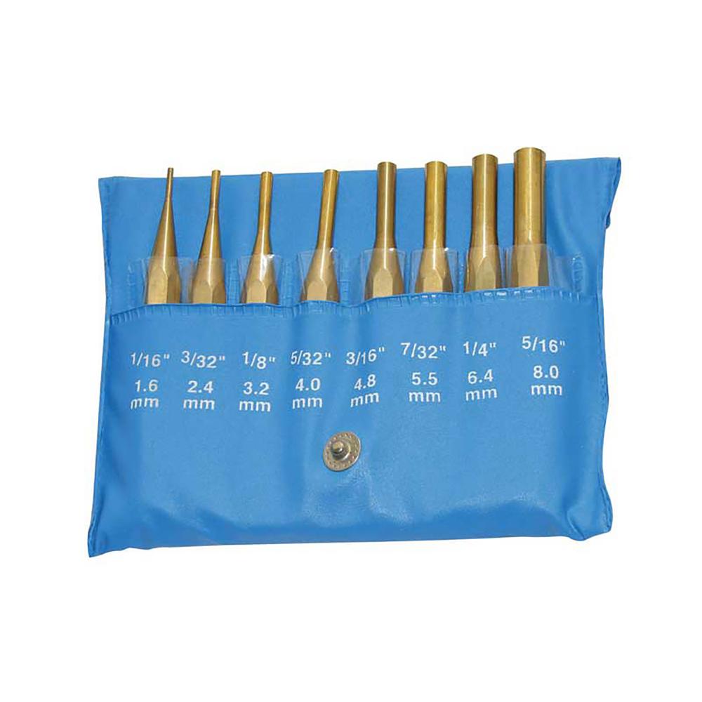Picture of STM 606268 STM 8Pc Brass Drive Pin Punch Set